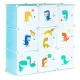 Spielzeugschrank mit Dinosaurier 109x37x109 cm