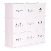 Rosa Spielzeugschrank 110x37x110 cm