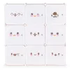 Rosa Spielzeugschrank 110x37x110 cm