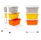 Rollbarer Spielzeugschrank mit Schubladen 4 Stück, leicht 36x35,5x74 cm