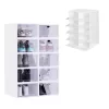 Modularer Schuhschrank mit 10 Fächern, Kunststoff