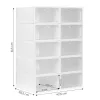 Modularer Schuhschrank mit 10 Fächern, Kunststoff