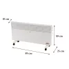 Asama elektrische Heizung 1250W/2500W