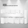 Praktik 30 Oberschrank 1 Tür, weiß-weiß
