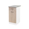 Praktik 40 Unterschrank 1 Tür 1 Schublade, Eiche weiß-sonoma