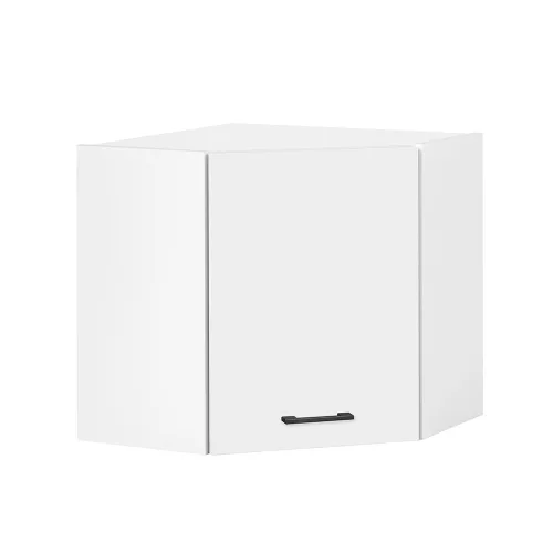 Praktik 60 Eck-Hängeschrank 1 Tür, weiß-weiß