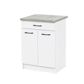 Praktik 60 Unterschrank 2 Türen 1 Schublade, weiß-weiß