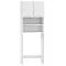 Weißer Waschmaschinenschrank 64x30x183 cm