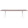 Ausziehbarer Gartentisch 180-240 cm für 12 Personen, beige