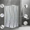 Spirit Bamboo 80x80 cm quadratische Duschabtrennung, ohne Duschwanne