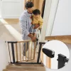Sicherheitsgeländer für Treppen und Türen 74-100 cm aus Metall und Holz