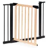 Sicherheitsgeländer für Treppen und Türen 74-100 cm aus Metall und Holz