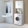Nati Praktischer Schrank - Weißer Waschmaschinenschrank