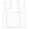 Sicherheitsschiene 74-105 cm für Treppen und Türen Stahl weiß