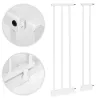 Sicherheitsschiene 74-105 cm für Treppen und Türen Stahl weiß