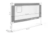 Sicherheitsgitter Geländer 150 cm