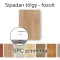 Leziter Sipadan Eiche Vinyl SPC Bodenbelag Muster/Muster