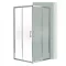 Spirit Matrix 80x80 cm quadratische Duschkabine ohne Duschwanne