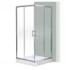 Spirit Matrix 90x90 cm quadratische Duschkabine mit Duschwanne