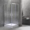Spirit Matrix 90x90 cm quadratische Duschkabine mit Duschwanne