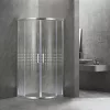 Spirit Matrix 90x90 cm gebogene Duschkabine ohne Duschwanne
