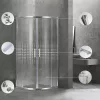 Spirit Matrix 90x90 cm gebogene Duschkabine ohne Duschwanne