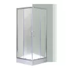 Spirit Matt 80x80 cm quadratische Duschkabine mit Duschwanne