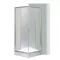 Spirit Matt 80x80 cm quadratische Duschkabine mit Duschwanne