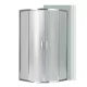 Spirit Matt 80x80 cm gebogene Duschkabine ohne Duschwanne