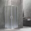 Spirit Matt 90x90 cm quadratische Duschabtrennung ohne Duschwanne