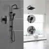Altar Schwarzes Duschset ohne Wasserhahn