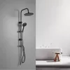 Corina Black Brausegarnitur ohne Wasserhahn