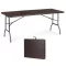 Klappbarer Catering-Bankett-Gartentisch 180 cm, braun