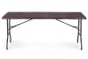 Klappbarer Catering-Bankett-Gartentisch 180 cm, braun