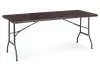 Klappbarer Catering-Bankett-Gartentisch 180 cm, braun