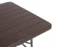 Klappbarer Catering-Bankett-Gartentisch 180 cm, braun