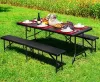 Klappbarer Catering-Bankett-Gartentisch 180 cm, braun
