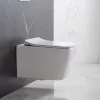 Tina wandmontierte Toilette ohne Rand mit weich schließendem Sitz