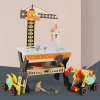 Kinder-Montagetisch aus Holz, Do-it-yourself-Bank