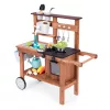 Outdoor-Kinderküche aus Holz mit Zubehör