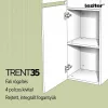 Hängeschrank Trent braun