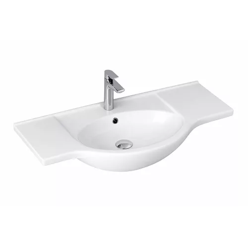 V105 Keramik-Waschtisch mit Flügeln 105x50 cm