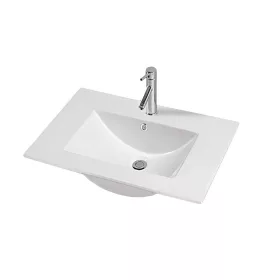 Flaches Design-Waschtischbecken 18x60x46 cm