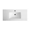 Flaches Design-Waschtischbecken 18x100x46 cm
