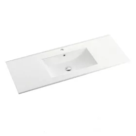 Flaches Design 1-Becken-Waschtisch 18x120x46 cm