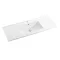 Flaches Design 1-Becken-Waschtisch 18x120x46 cm
