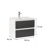 Vario Forte 60 Unterschrank mit Spüle