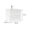 Vario Clam 60 Unterschrank mit Spüle