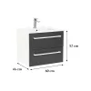 Vario Clam 60 Unterschrank mit Spüle