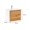 Vario Clam 60 Unterschrank mit Spüle